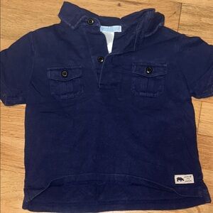 Janie and Jack Dark Blue Polo Shirt